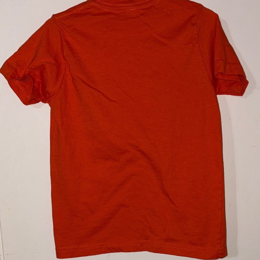 Rabbit Skins Orange Pumpkin T-Shirt Fall Kids Tee Size 5/6 - Picture 4 of 7